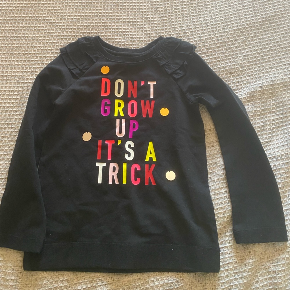 Garanimals Black Long Sleeve Shirt with Colorful Graphic
